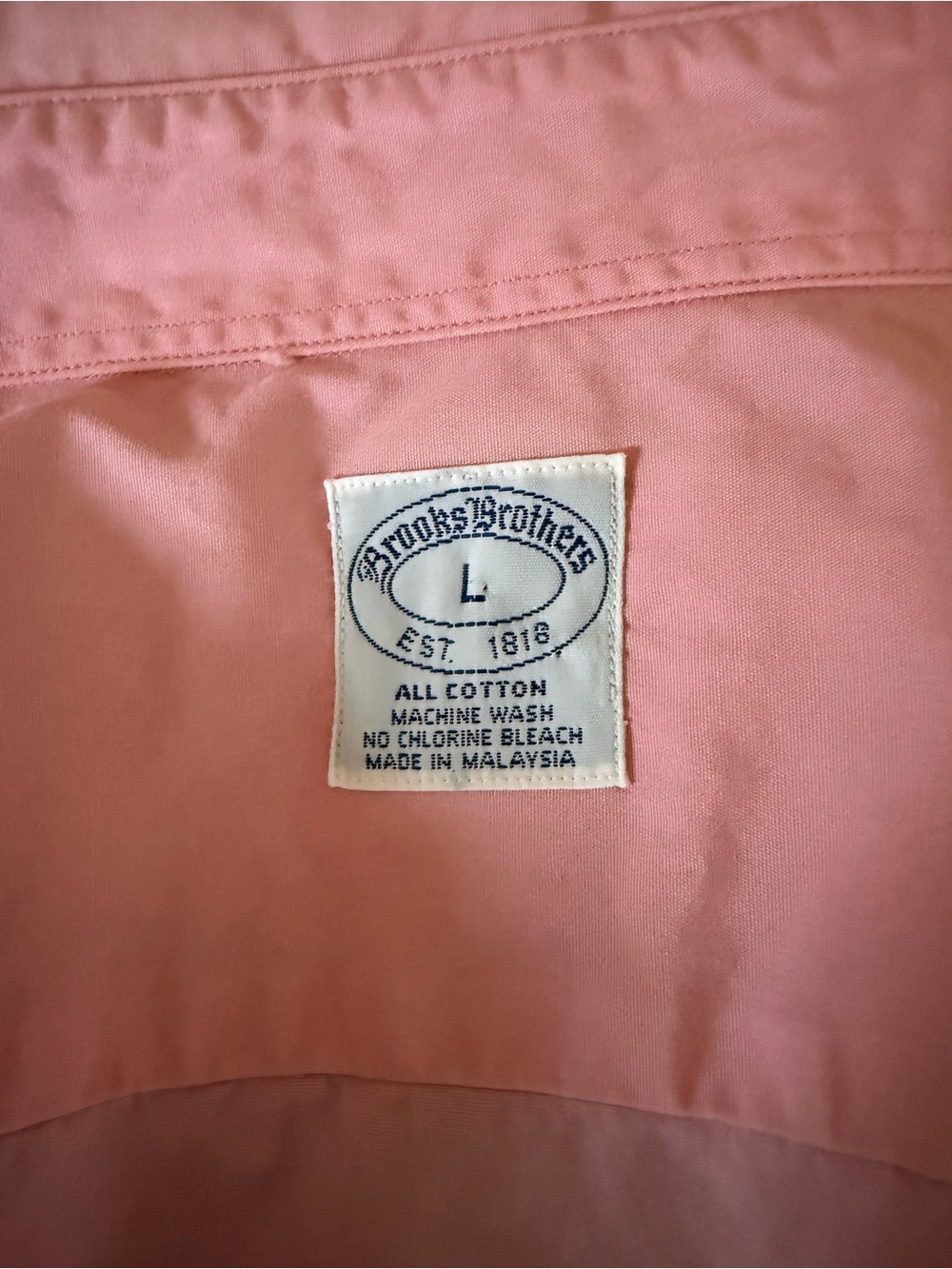 Brooks Brothers Women’s Large Pink French Cuff Button Down Shirt 100% Cotton - Picture 3 of 10